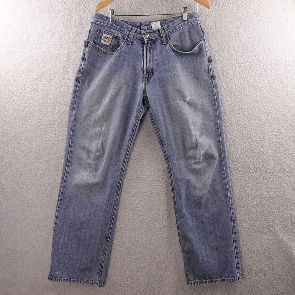 Cinch Mens Jeans White Lable Blue Wash Straight Leg Denim Pants Size 34x32 - Picture 2 of 9